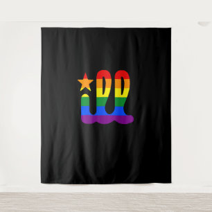 Tapiz Orgullo arcoiris Amor enfermo Filadelfia Philly Ga