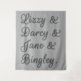 Tapiz Orgullo y prejuicio Parejas I