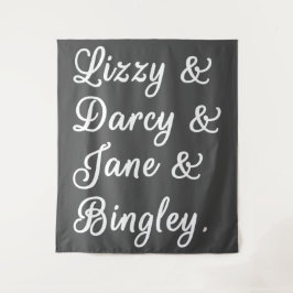 Tapiz Orgullo y prejuicio parejas II