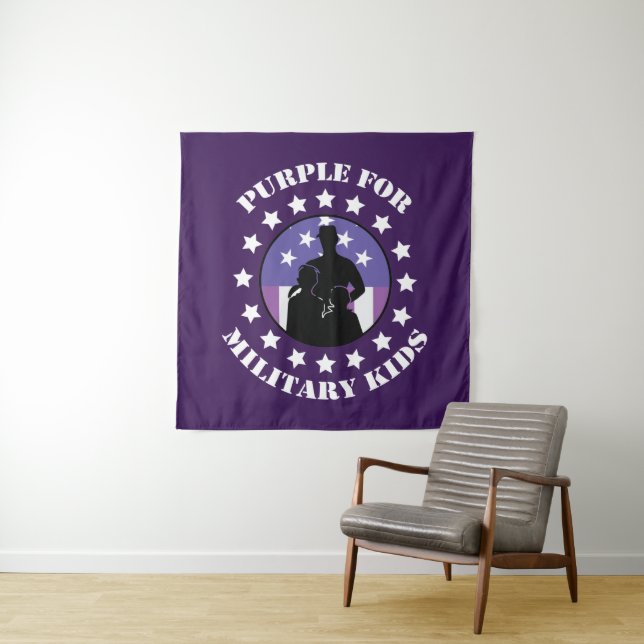 Tapiz Orgulloso Púrpura Por El Ejército (In situ)