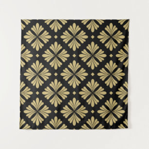 Tapiz Ornamento barroco, vintage floral.