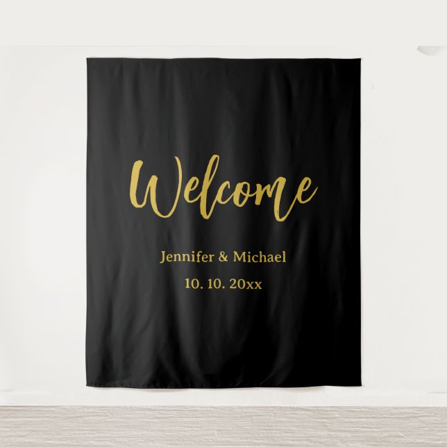 Tapiz Oro Metálico y Elegante Moderno Profesional (Anverso)