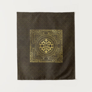Tapiz Oro Sri Yantra/Sri Chakra