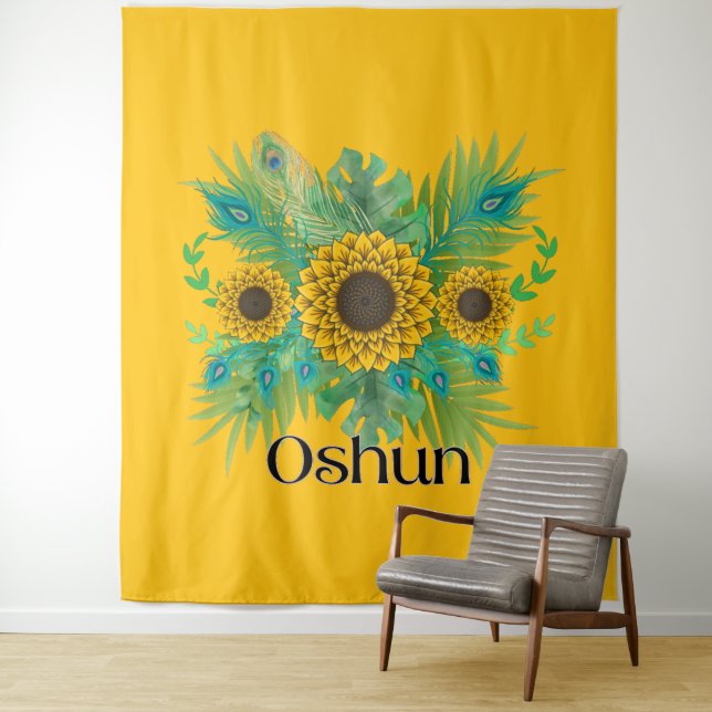 Tapiz Oshun Goddess Sunflowers (In situ)