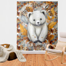 Oso de bebé otoñal