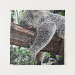 TAPIZ OSO KOALA DURMIENDO EN ÁRBOL