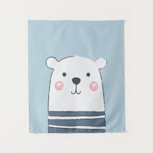 Tapiz Oso Personalizado a los niños pequeños arte para b