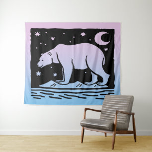 Tapiz Oso Polar De Surf