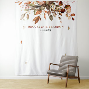 Tapiz Otoño deja al país ruso Boho Boda