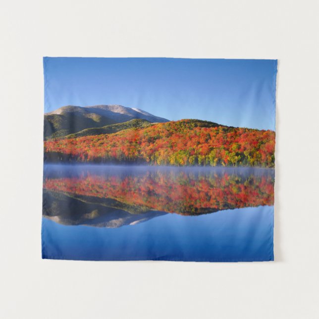 Tapiz Otoño Montañas Adirondack | Nueva York (Anverso (horizontal))