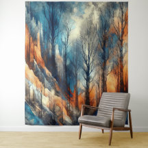 Otoño Woods 2 - Acuarela