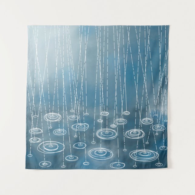 Tapiz Otra pintura del Día de Lluvia (Anverso)