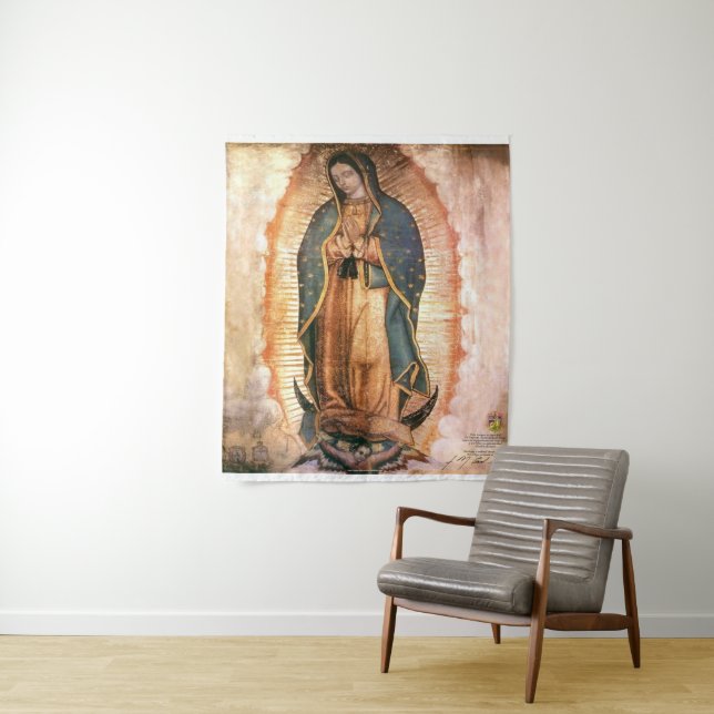 Tapiz Our Lady Of Guadalupe Vintage (In situ)