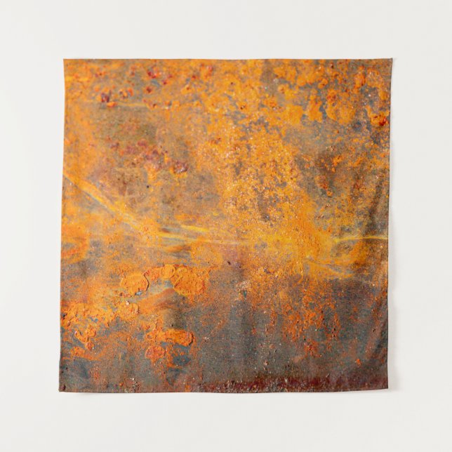 Tapiz oxidación sobre el hierro como fondo, abstracto, s (Anverso)