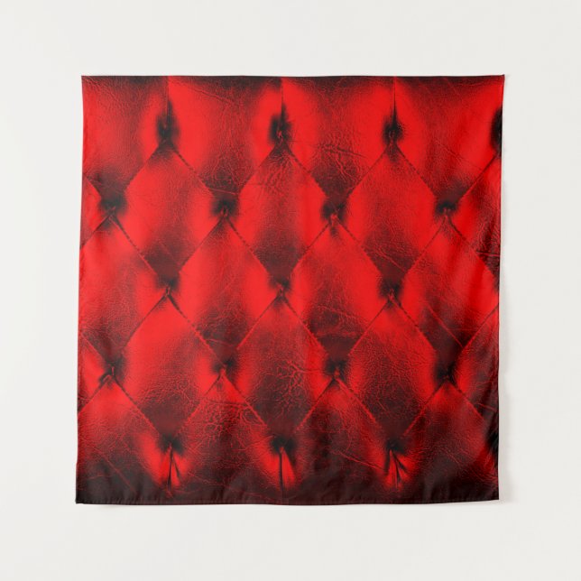 Tapiz Padding cushion, Vintage red padding cushion textu (Anverso)