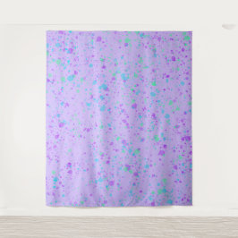 Tapiz Paint Splatter púrpura