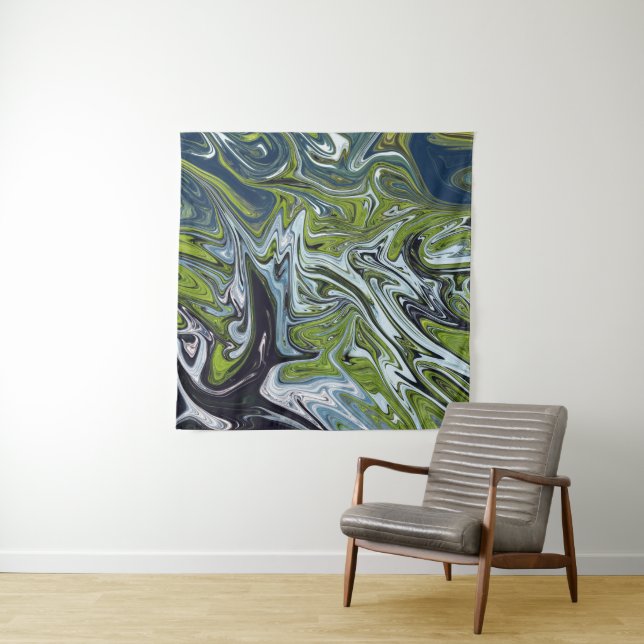 Tapiz Paintaje abstracto de paisajes | Mejor arte fino (In situ)