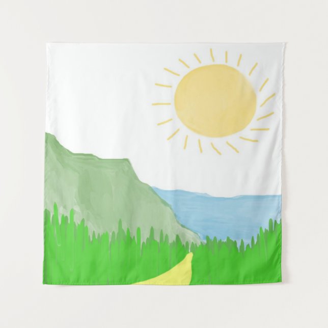 Tapiz paisaje (Anverso)