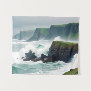 Tapiz Paisaje costero costero Waves Naturales