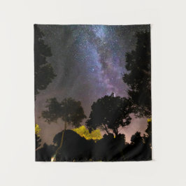 Tapiz Paisaje de árboles de manera lechosa