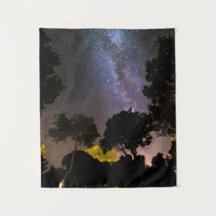 Tapiz Paisaje de árboles de manera lechosa