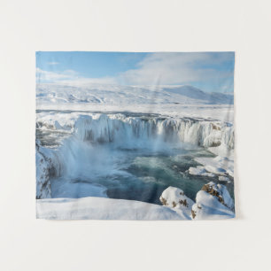 Tapiz Paisaje de la cascada Godafoss
