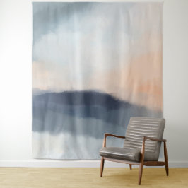 Tapiz Paisaje de nubes acuarelas Misty Mountain