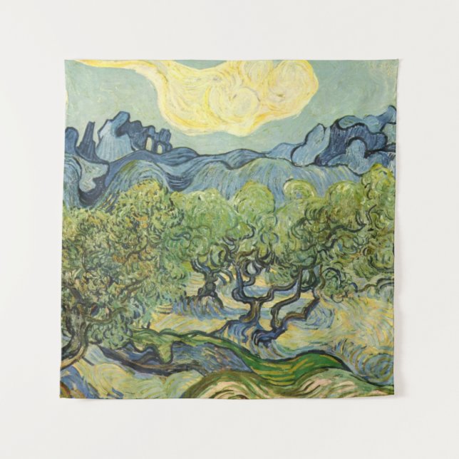 Tapiz Paisaje de Olive Vincent Willem van Gogh (Anverso)