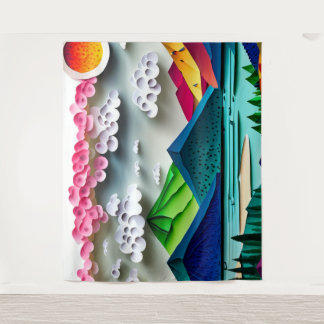 Tapiz Paisaje de papel