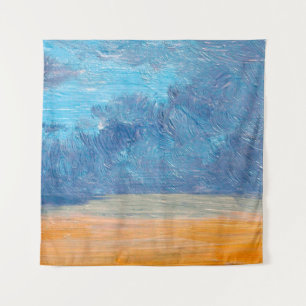 Tapiz Paisaje de pinturas al óleo. Arte fino. abstracto,