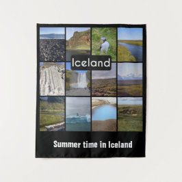 Tapiz Paisaje de verano de Islandia