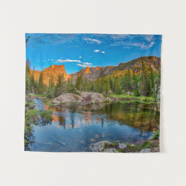 Tapiz Paisaje del lago de los sueños (Anverso (horizontal))