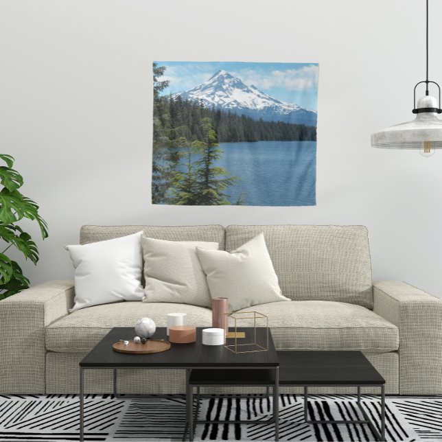 Tapiz Paisaje del Monte Hood Escenario (In Situ (Sofa))