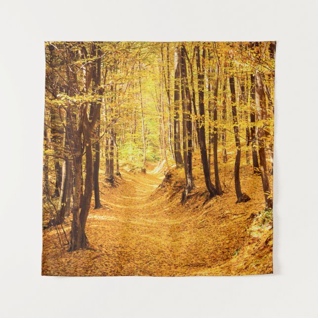 Tapiz Paisaje forestal del otoño (Anverso)
