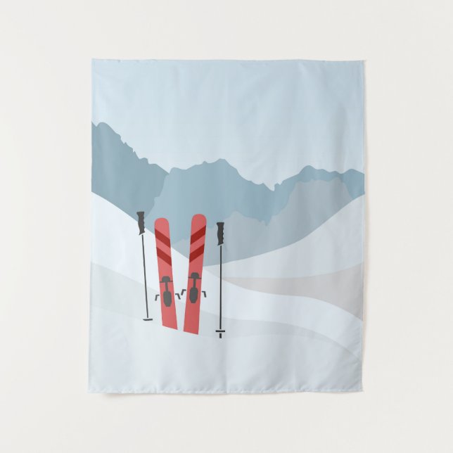 Tapiz Paisaje invernal (Anverso)