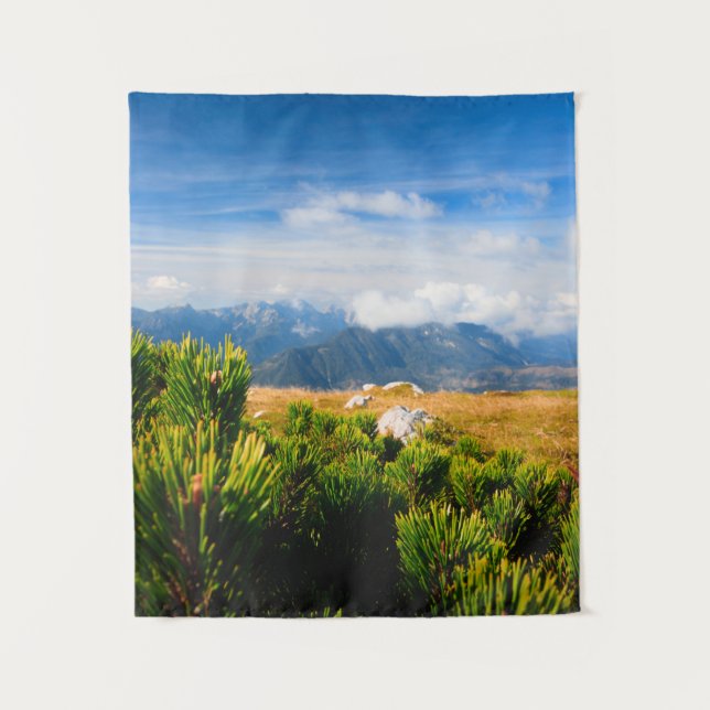 Tapiz Paisaje montañoso del otoño (Anverso)