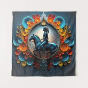 Tapiz "Paisaje nativo americano de ensueño"