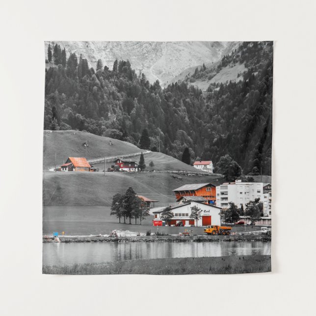 Tapiz Paisaje rural (Anverso)