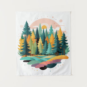 Tapiz Paisaje Sereno Tranquilo Naturaleza Tranquila Arte