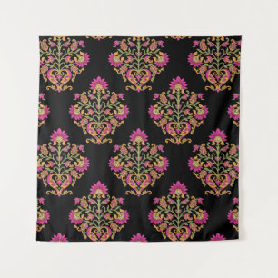 Tapiz Paisley floral mogol, diseño impecable.