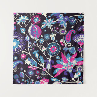 Tapiz Paisley moderno: patrón oriental tradicional.