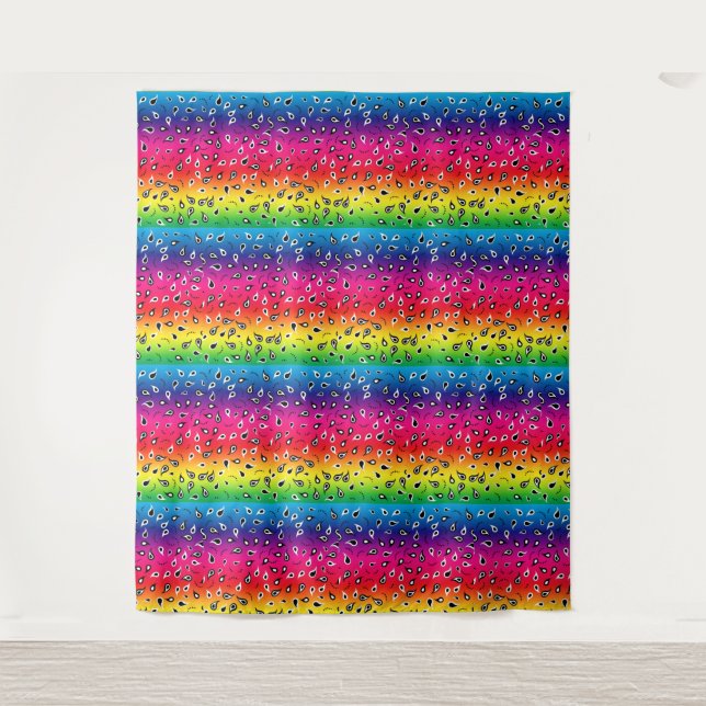 Tapiz Paisley Rainbow (Anverso)