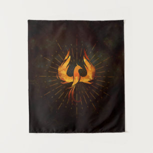 Tapiz Pájaro de Phoenix del fuego