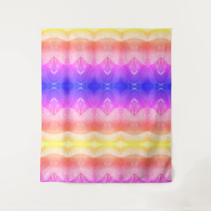 Tapiz Pale Peachy Ikat Pouf