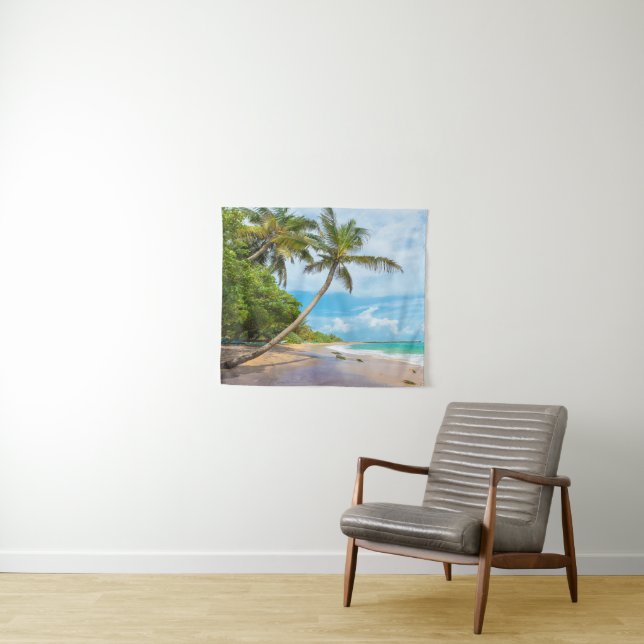 Tapiz Palma de coco, playa el | Sri Lanka de Mirissa (In situ (horizontal))
