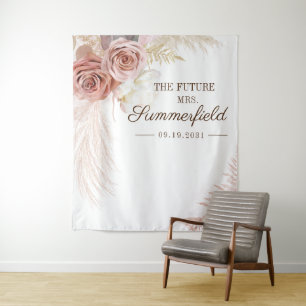 Tapiz Pampas Grass Backup Terracotta Bridal Shower