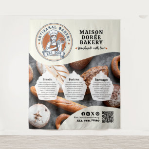 Tapiz Panadería Pastelería Chef Postre Dulces Torta Pana