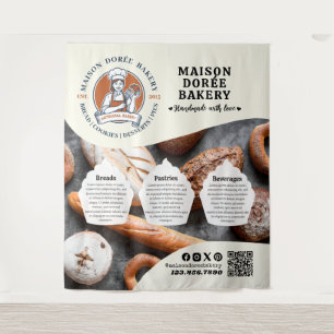 Tapiz Panadería Pastelería Chef Postre Dulces Torta Pana