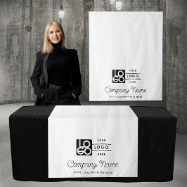 Tapiz Pancarta de corredor de mesa de logotipo comercial