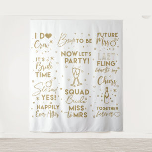 Tapiz Pancarta de fondo de la cabina de fotos con texto 